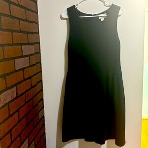 Ganni Black Dress- Large- Good Condition- no tares or stains